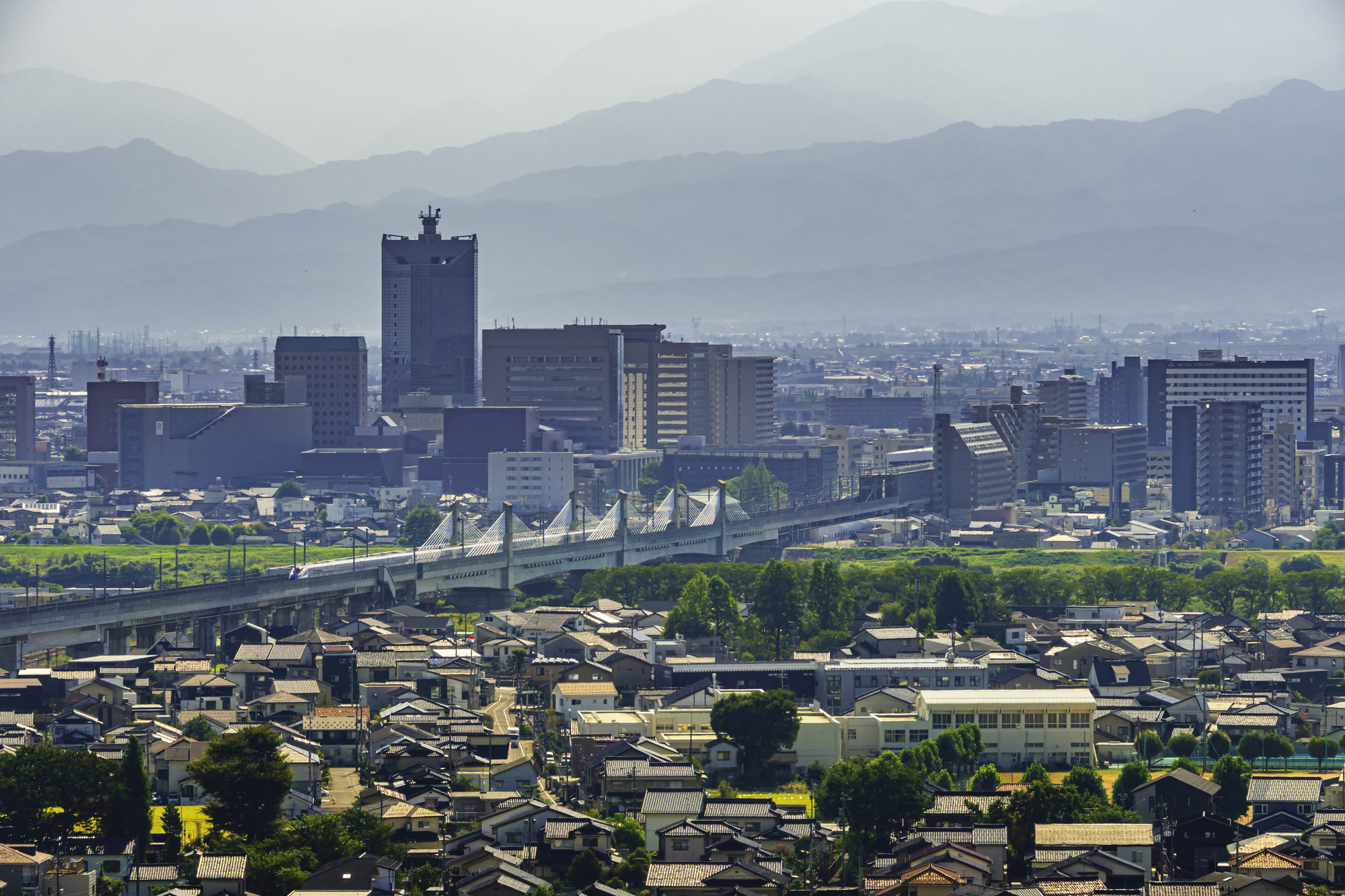 富山市の景色